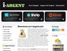 Tablet Screenshot of i-argent.com